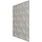 Ekena Millwork 19 5/8in. W x 19 5/8in. H Delfina EnduraWall Decorative 3D Wall Panel Covers 2.67 Sq. Ft. WP20X20DLBCO - alternate 2